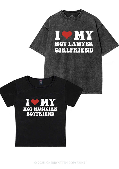 Custom My Hot Lawyer GF Y2K Valentine's Day Couple Shirt Cherrykitten