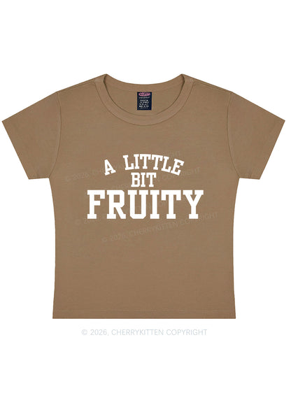A Little Bit Fruity Pride Y2K Baby Tee Cherrykitten