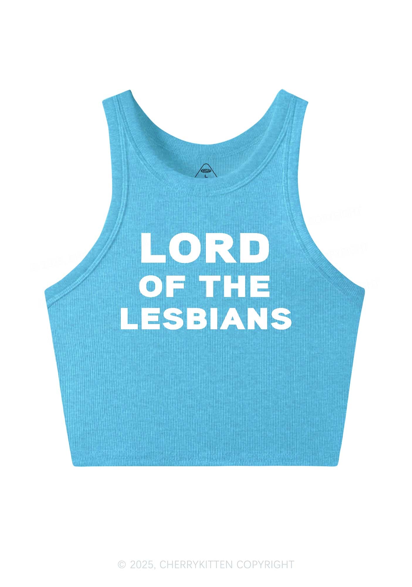 Lord Of The Lesbians Y2K Crop Tank Top Cherrykitten