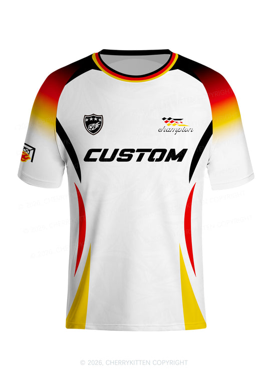 Custom Germany Flag Color Y2K Football Jersey Shirts Cherrykitten