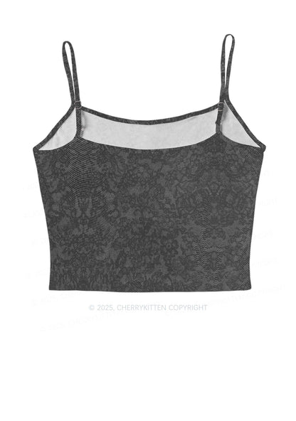 Skeleton Hand Txts Y2K Mesh Cami Tank Cherrykitten