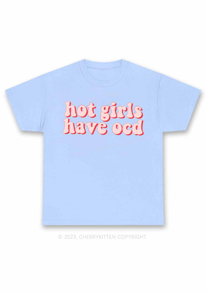 Hot Girls Have OCD Y2K Chunky Shirt Cherrykitten