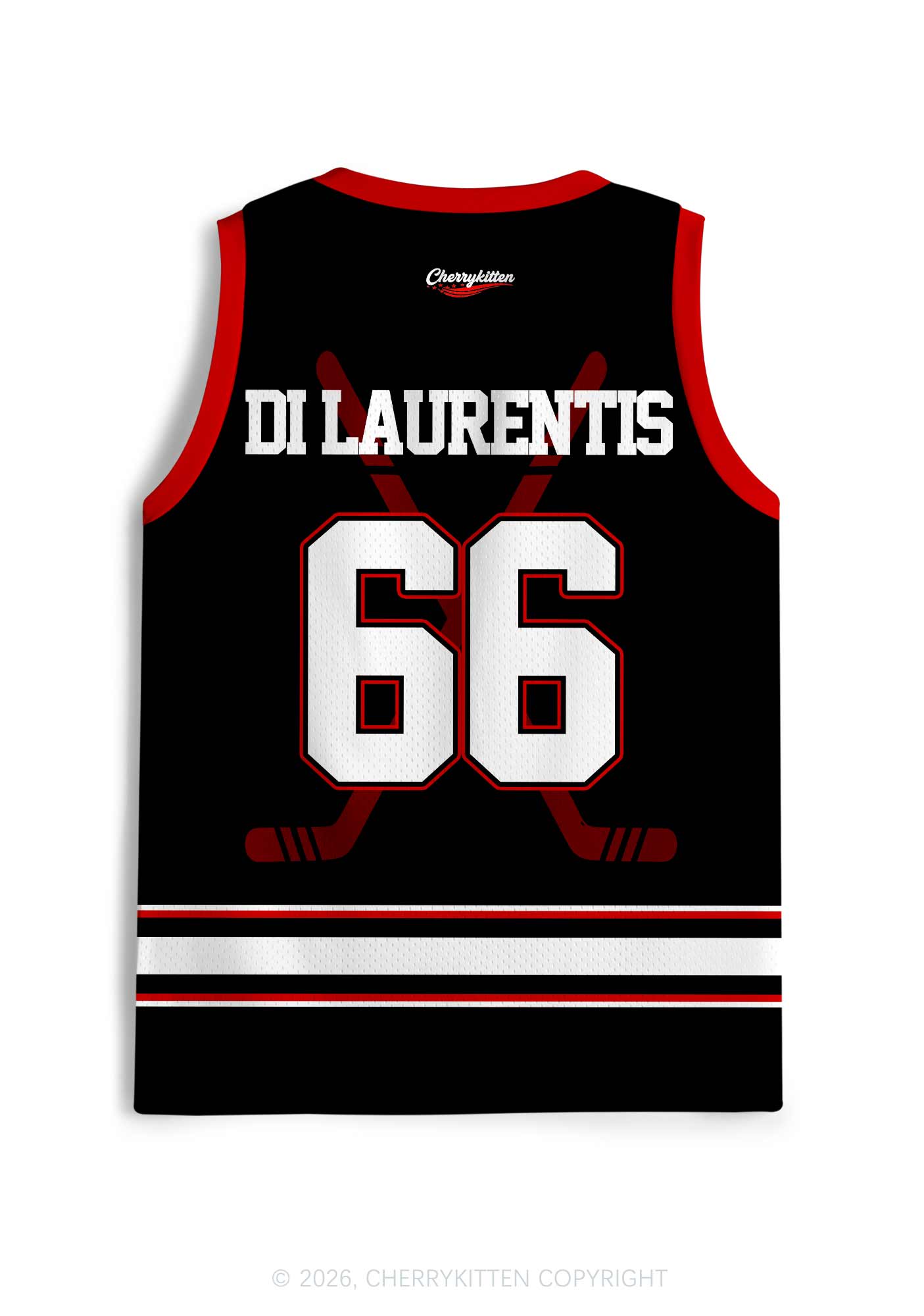 Hockey Player DL Y2K Sport Jersey Tank Cherrykitten