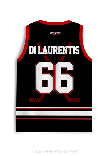 Hockey Player DL Y2K Sport Jersey Tank Cherrykitten
