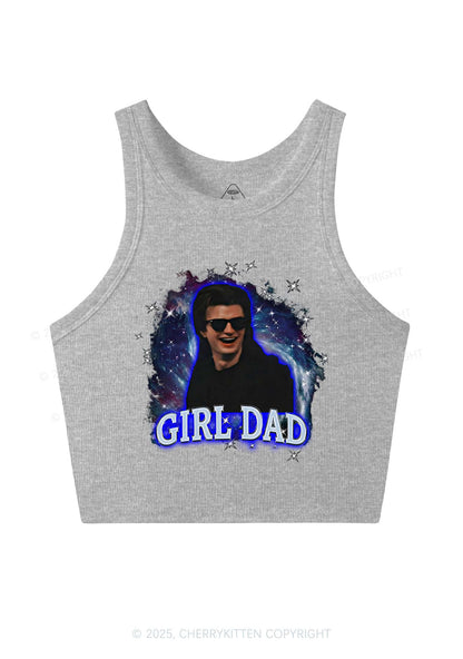 Girl Dad Starry Sky Y2K Crop Tank Top Cherrykitten