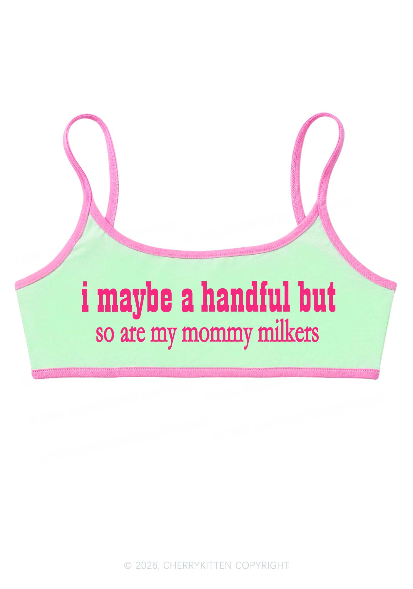 Handful Mommy Milkers Y2K Super Crop Cami Cherrykitten