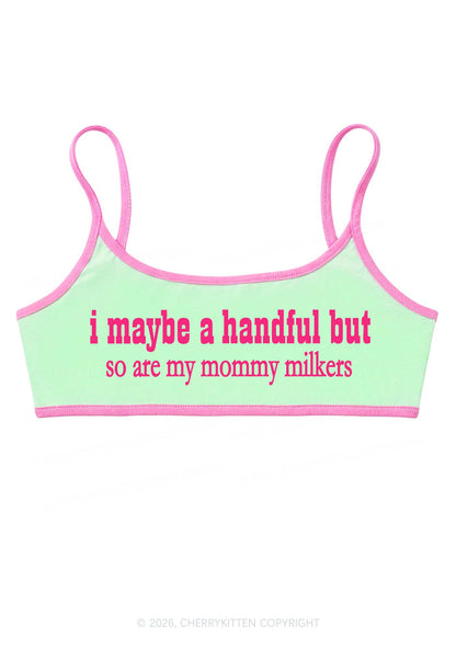 Handful Mommy Milkers Y2K Super Crop Cami Cherrykitten