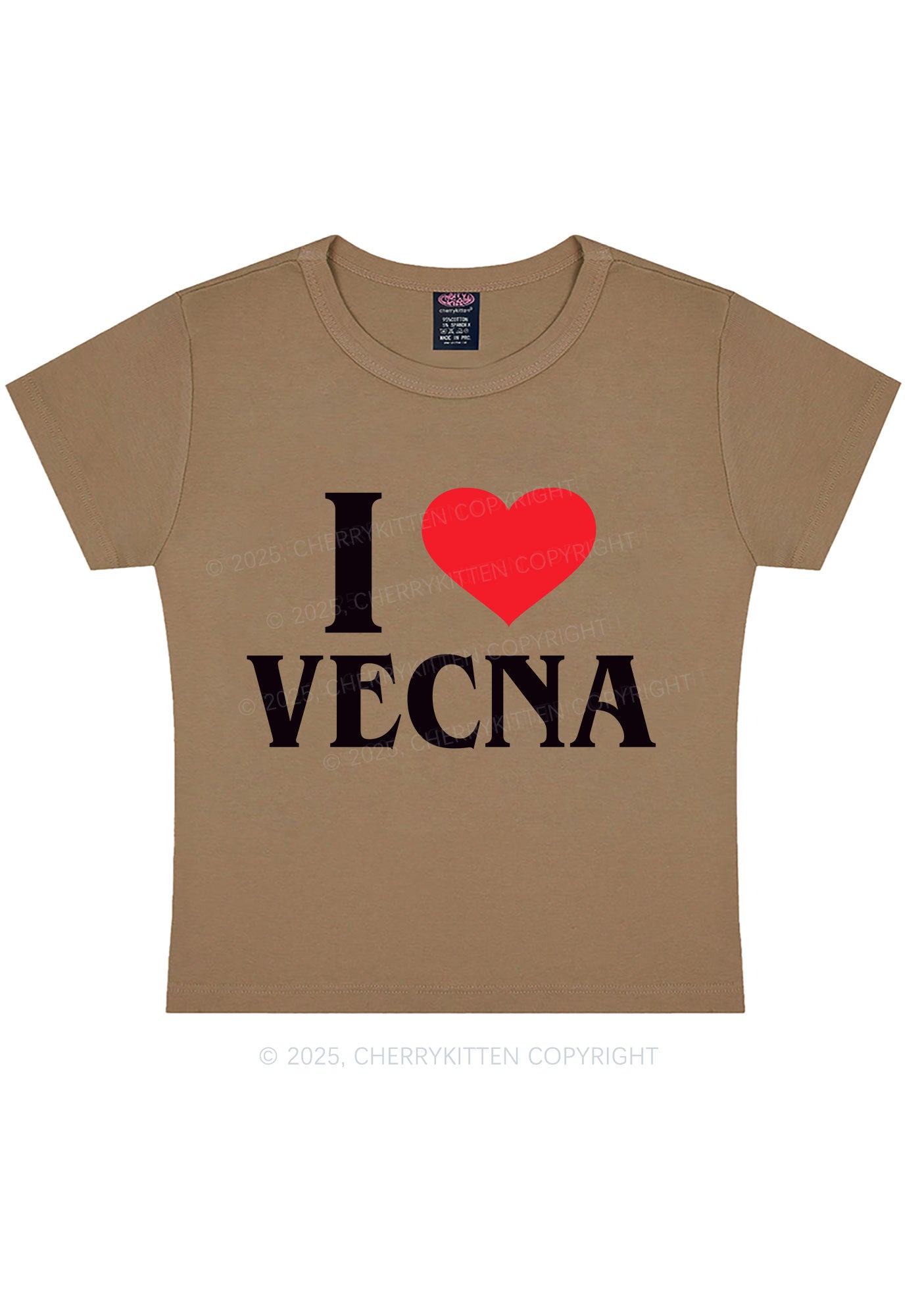 I Love VN Y2K Baby Tee Cherrykitten