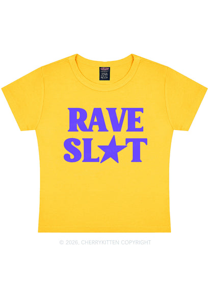 Rave Slxt Y2K Baby Tee Cherrykitten