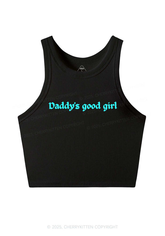 Daddys Good Girl Y2K Crop Tank Top Cherrykitten