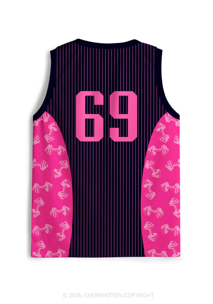I Put The Bi In Biceps Pride Y2K Sport Jersey Tank Cherrykitten