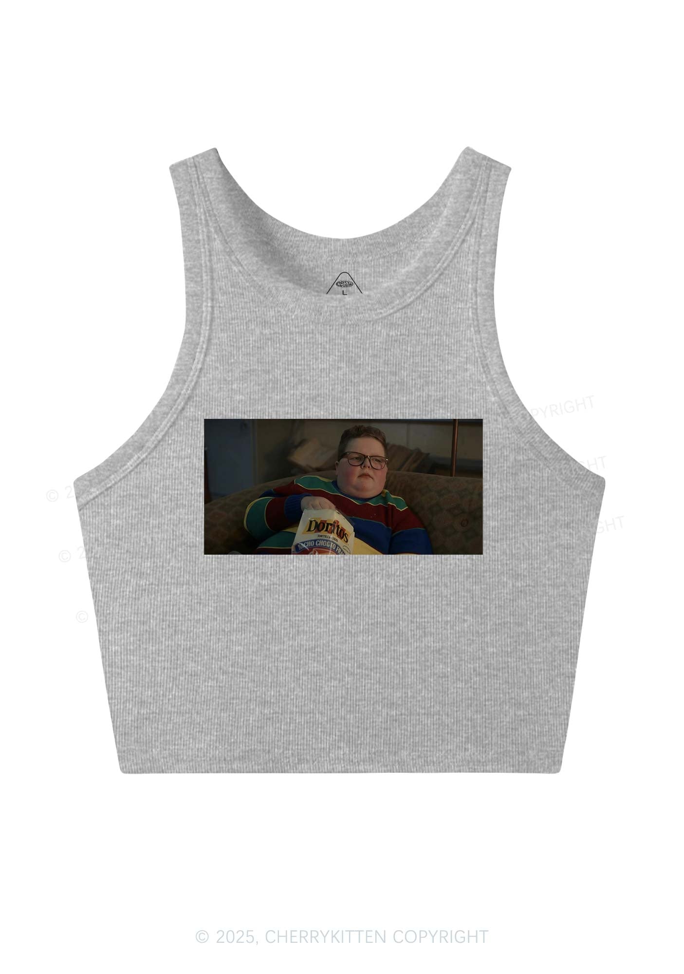 Snack Break Y2K Crop Tank Top Cherrykitten