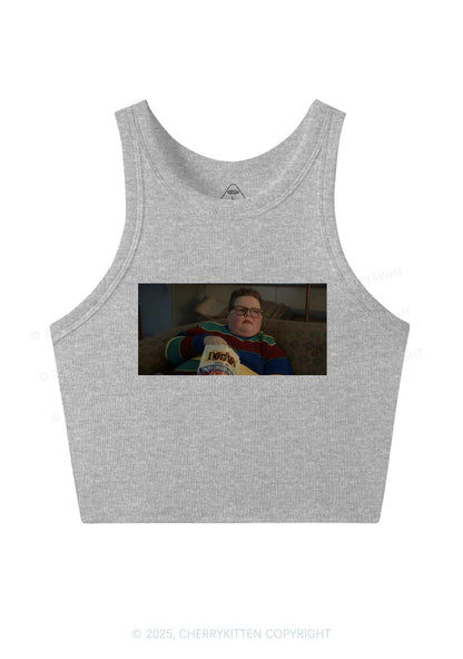 Snack Break Y2K Crop Tank Top Cherrykitten