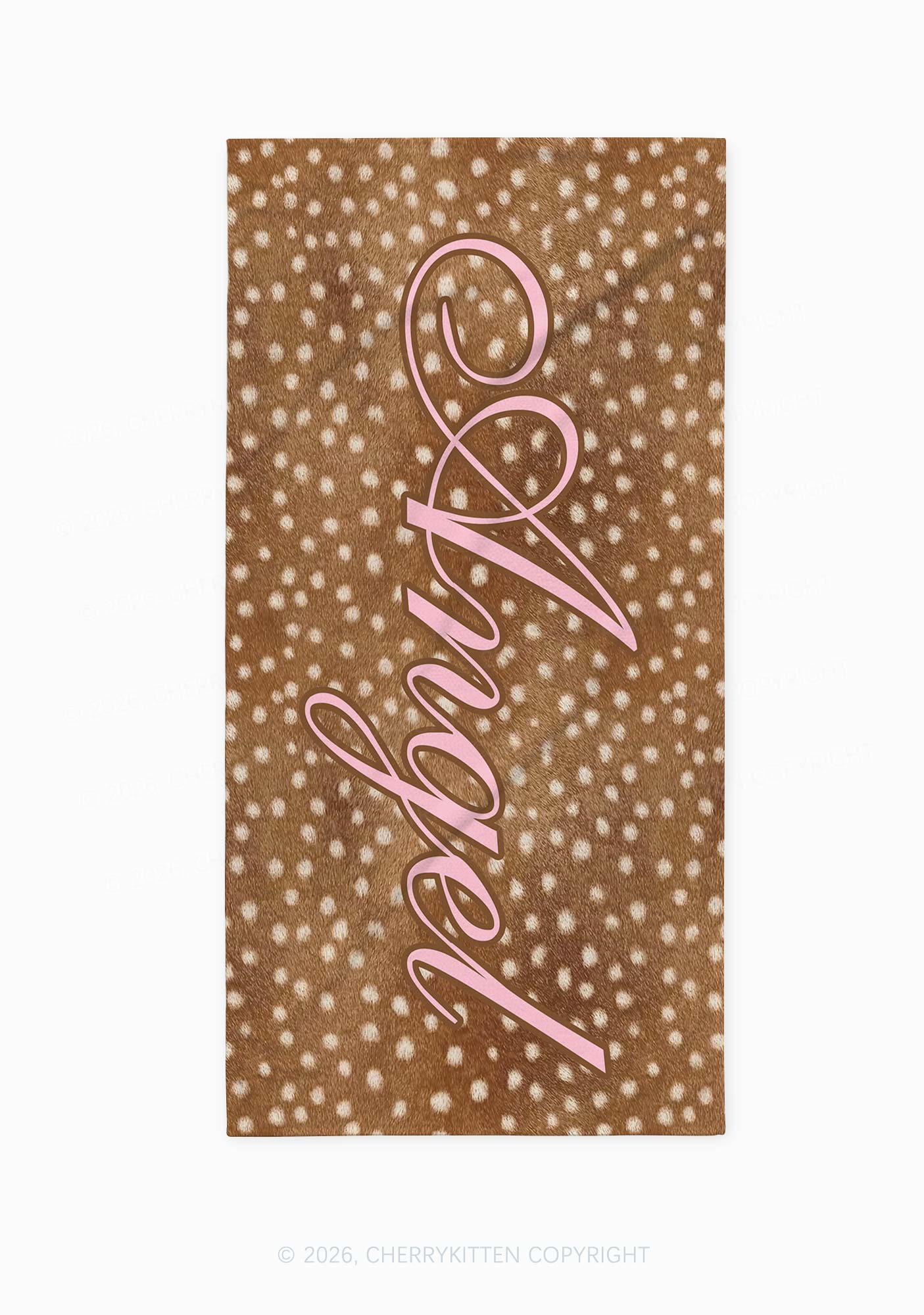 Angel Deer Spots Y2K Beach Towel Cherrykitten