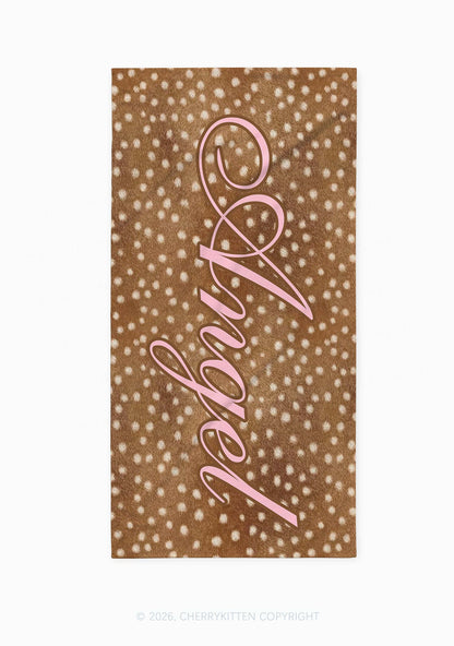 Angel Deer Spots Y2K Beach Towel Cherrykitten
