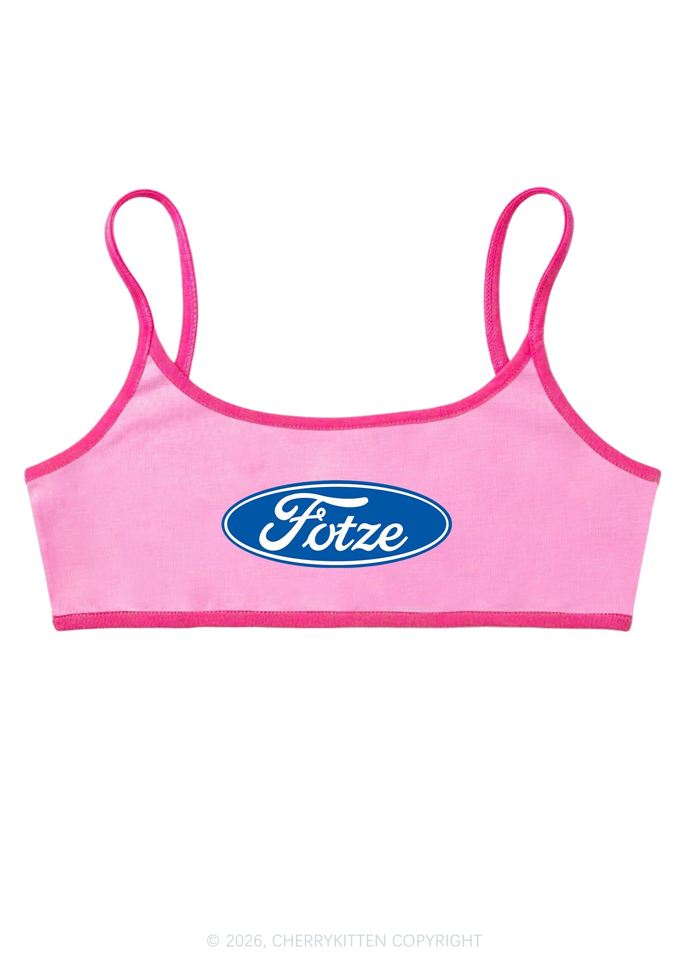 Fotze Y2K Super Crop Cami Cherrykitten