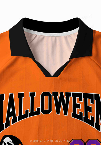 Halloween Custom Horror Hang Up Y2K Sport Long Sleeve Jersey Shirts Cherrykitten