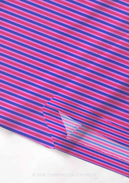 Bisexual Stripes Pride Y2K Mesh Cami Tank Cherrykitten