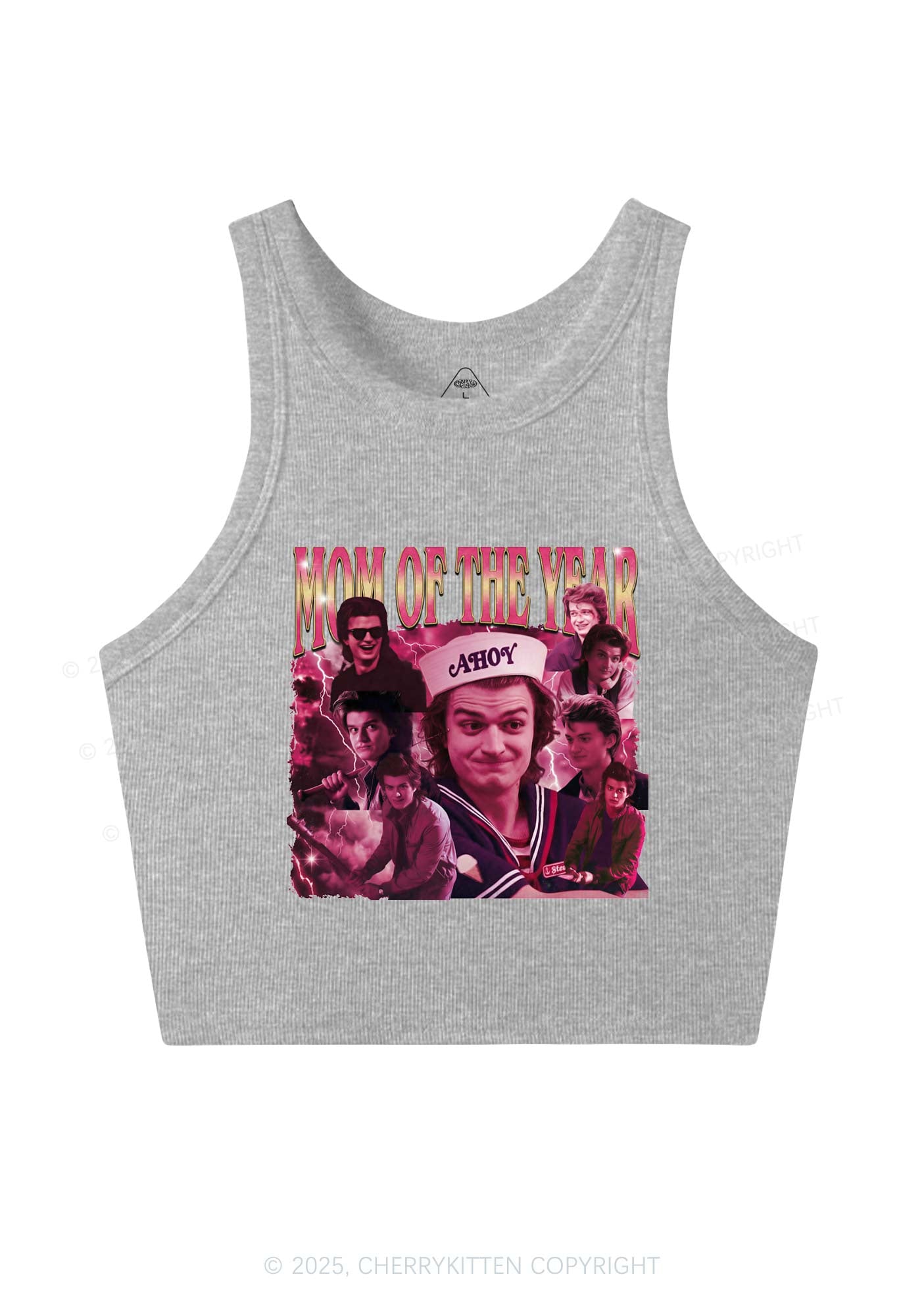 Mom Of The Year Y2K Crop Tank Top Cherrykitten
