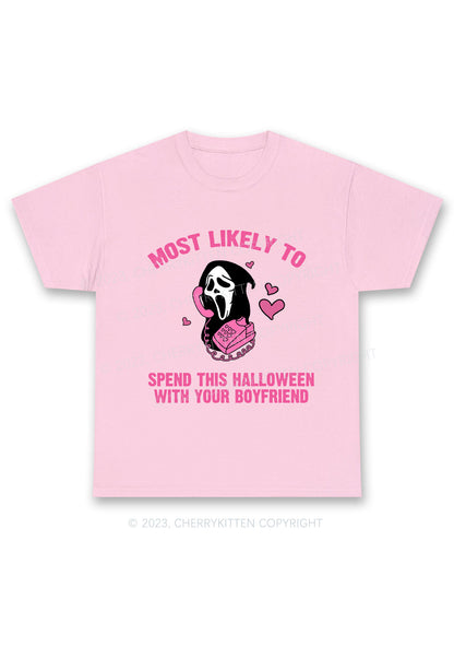 Most Likely 12 Pink Designs Halloween Chunky Shirt Cherrykitten