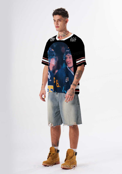 Blue Gaze HR Y2K Sport Jersey Shirts Cherrykitten