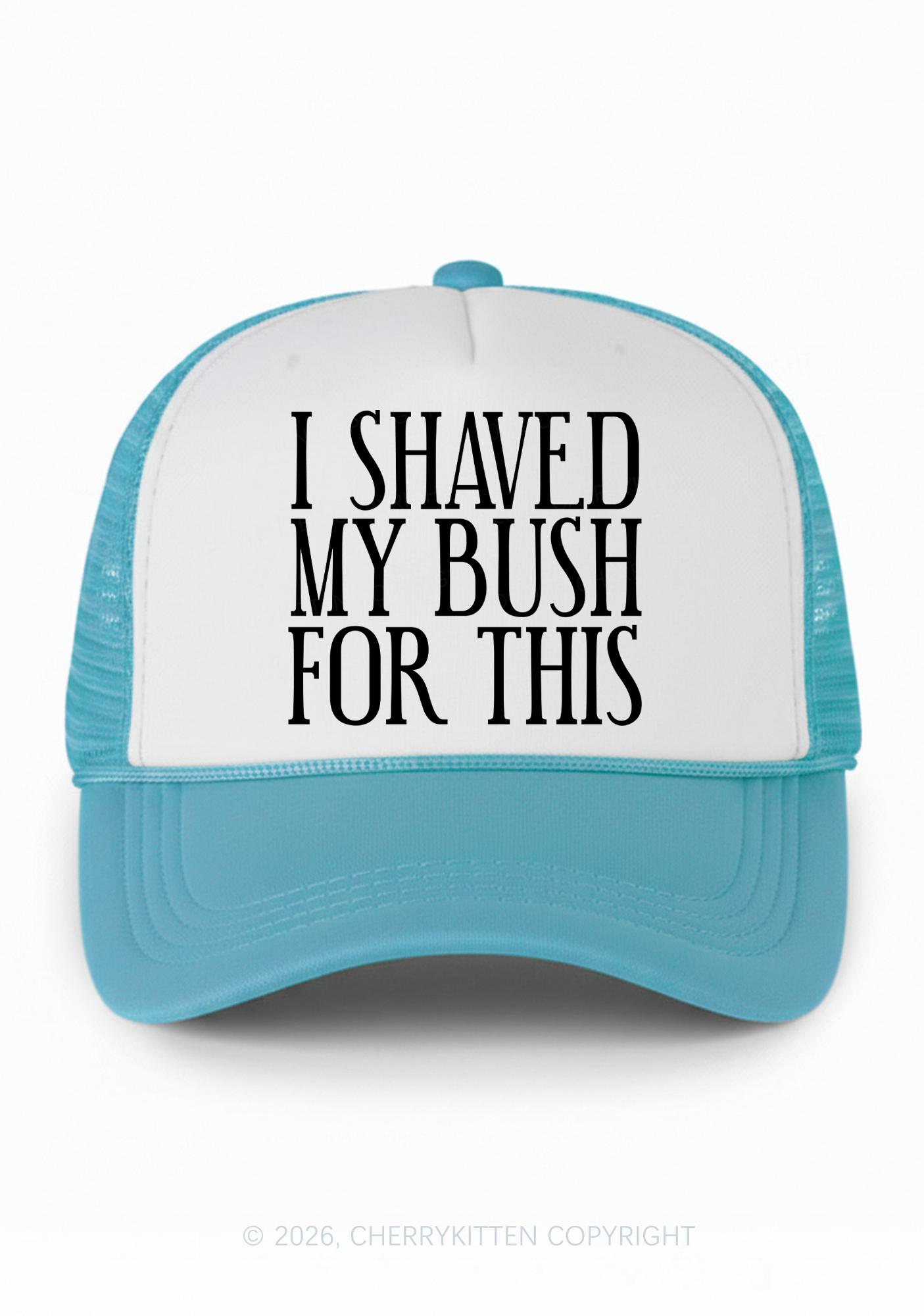 I Shaved My Bush For This Y2K Colorblock Trucker Hat Cherrykitten