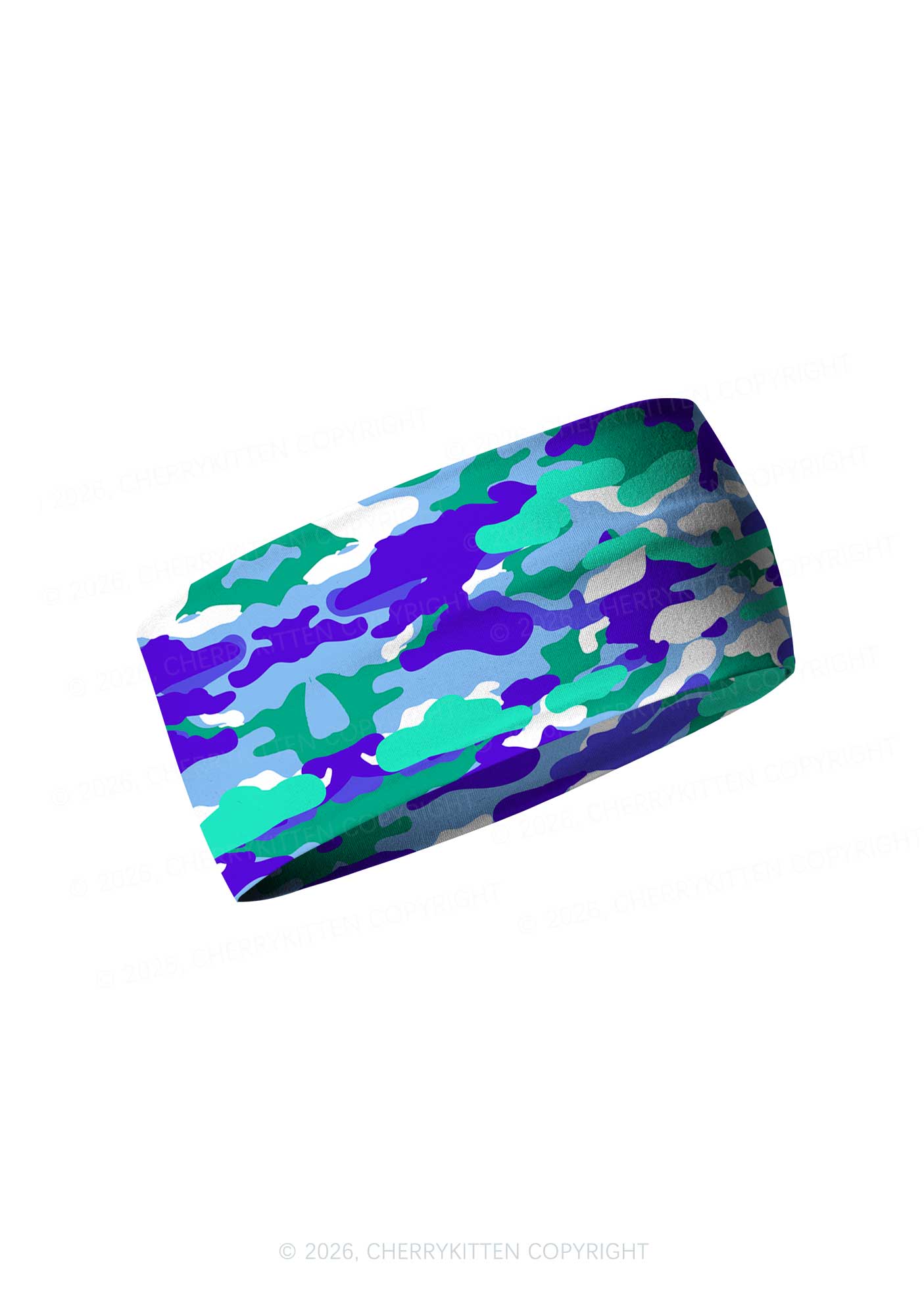 Gay Camouflage Pride Y2K Print Headband Cherrykitten