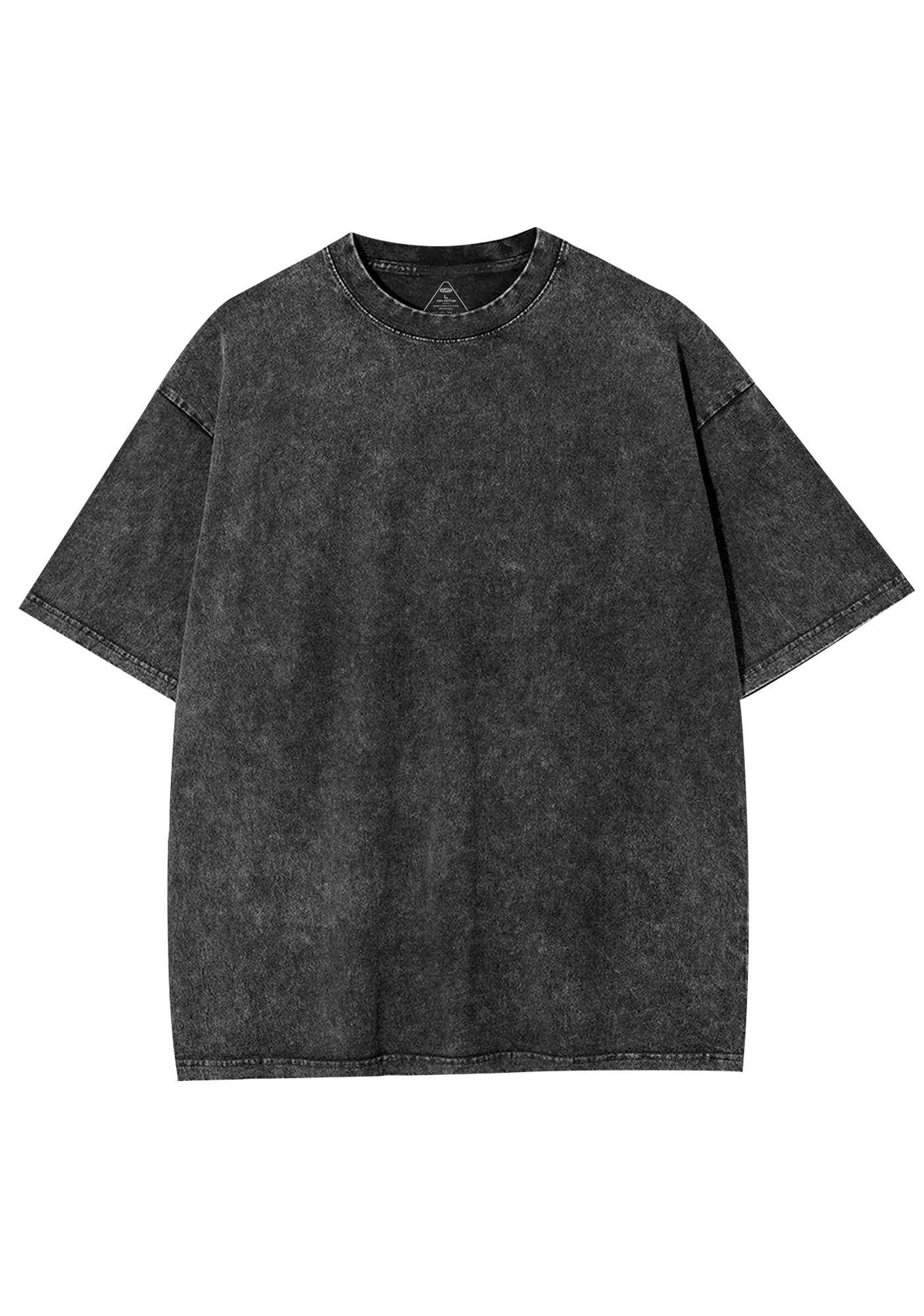 Plain Y2K Shirts Washed Tee Cherrykitten