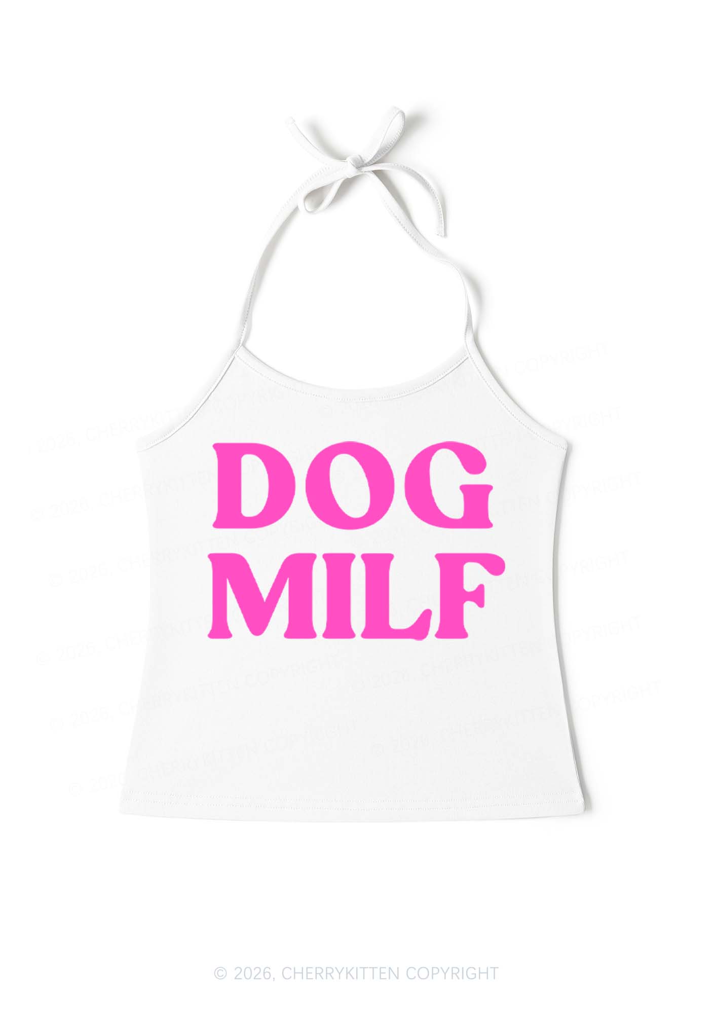 Dog Mxxf Y2K Halter Neck Cami Cherrykitten