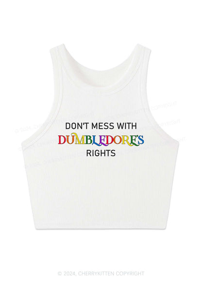Dumbledore's Rights Y2K Crop Tank Top Cherrykitten
