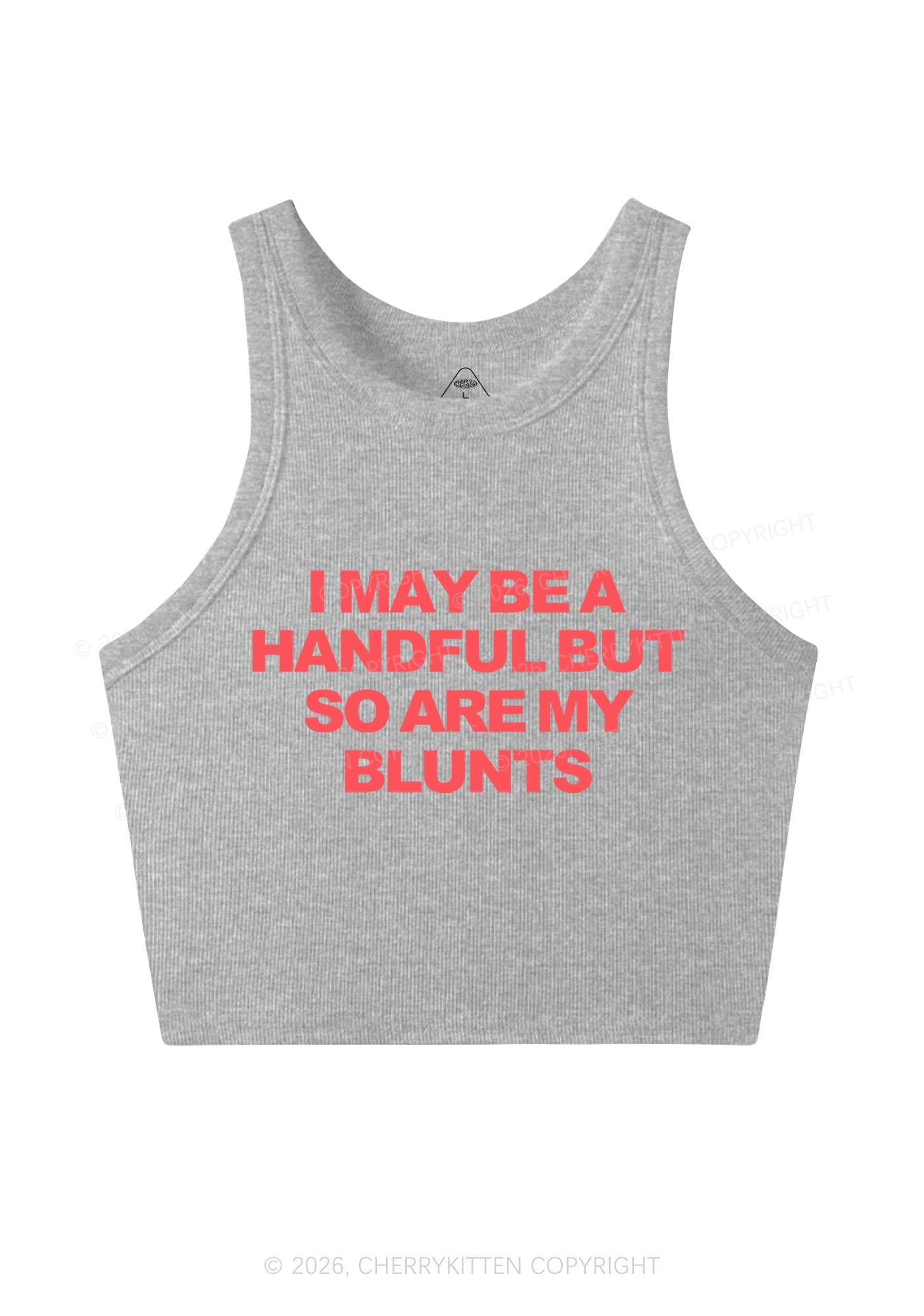 Handful Blunts Y2K Crop Tank Top Cherrykitten