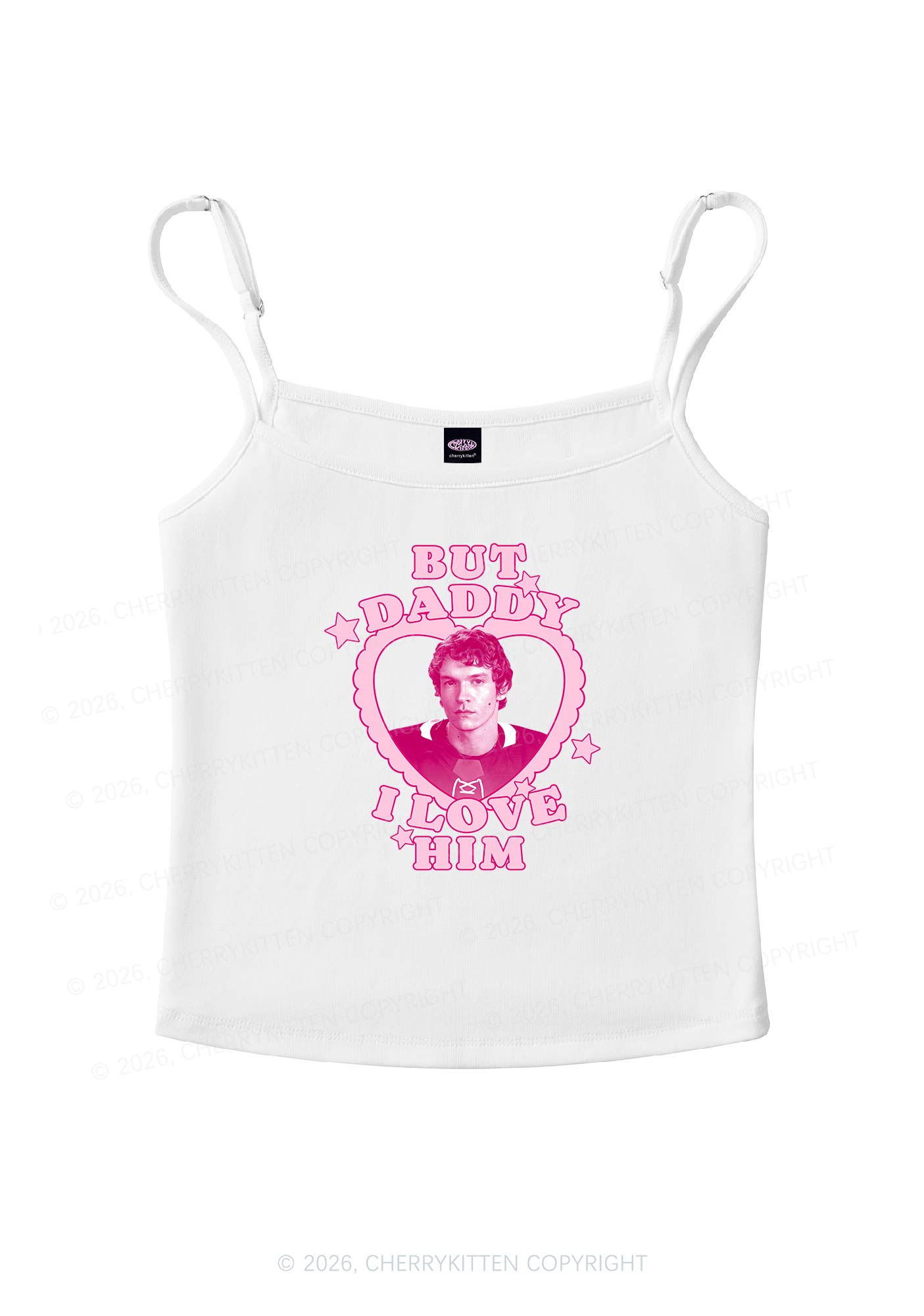 But Daddy I Love CS Y2K Spaghetti Strap Cami Cherrykitten