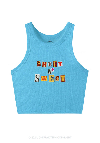 Short N Sweet Y2K Crop Tank Top Cherrykitten