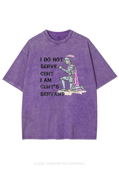 I Am Cxxt Servant Y2K Shirts Washed Tee Cherrykitten