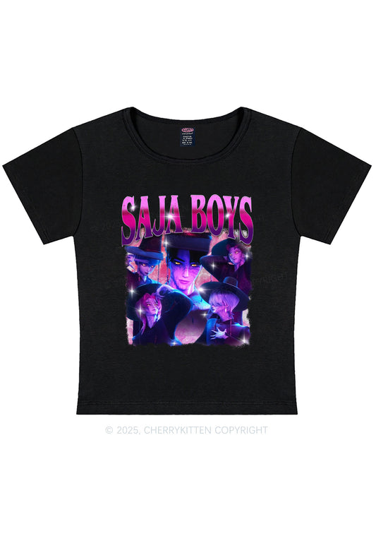 Kpop Boy Group Y2K Baby Tee Cherrykitten