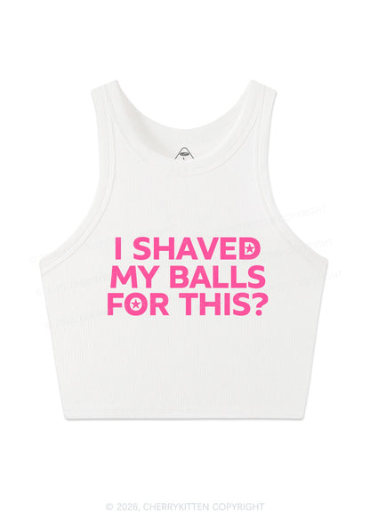 Shaved My Balls For This Y2K Crop Tank Top Cherrykitten