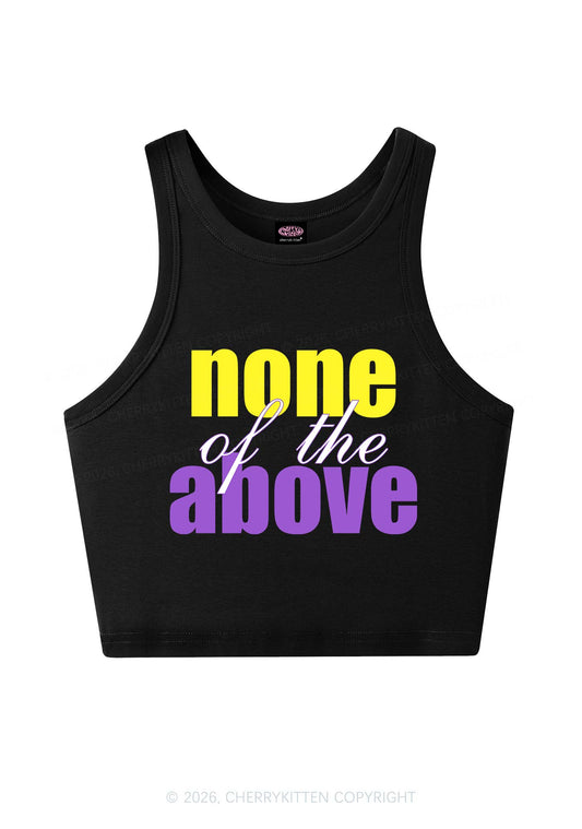 None Of The Above Pride Y2K Crop Tank Top Cherrykitten
