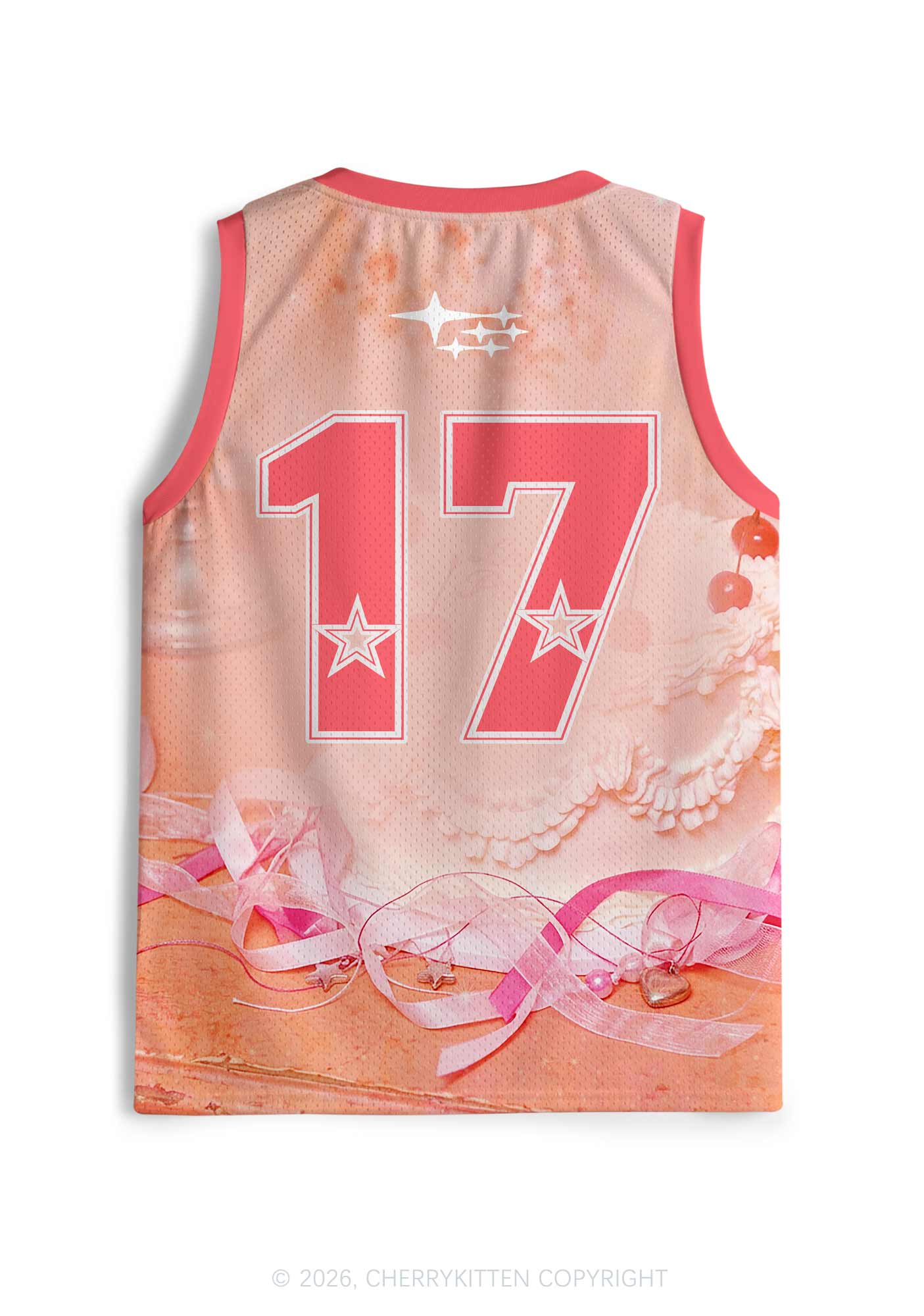 Orange Lesbian Princess Cake Pride Y2K Sport Jersey Tank Cherrykitten