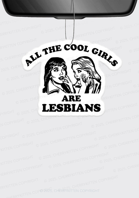 Cool Girls Lesbians Pride 1Pc Y2K Car Air Freshener Cherrykitten