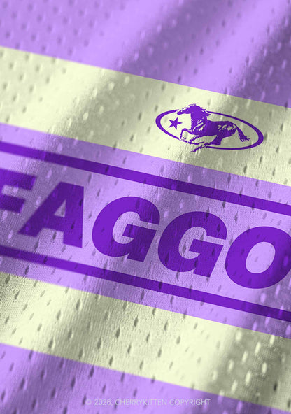 Purple Faggot Stripes Pride Y2K Sport Jersey Tank Cherrykitten