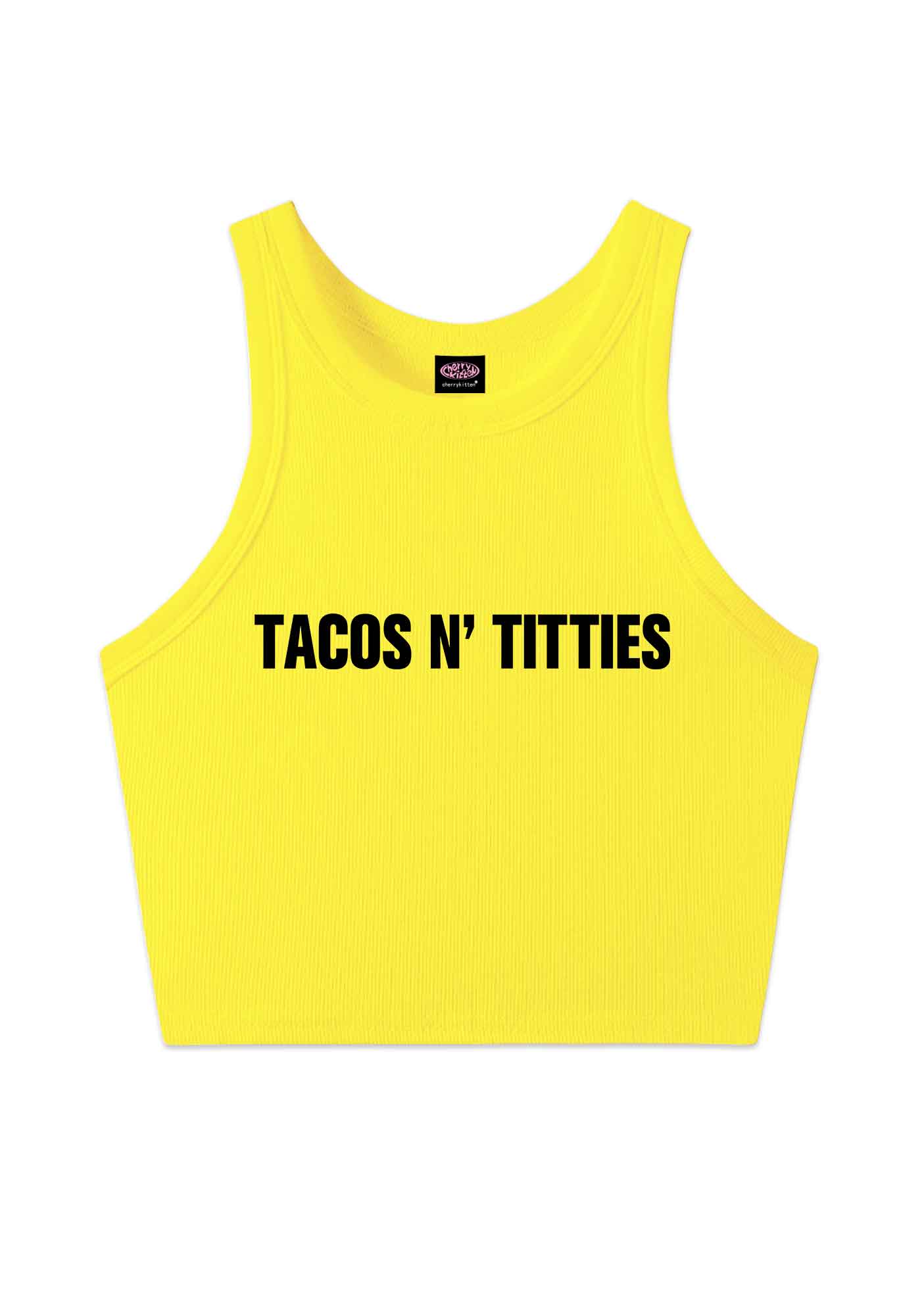 Tacos And Txtties Y2K Crop Tank Top Cherrykitten