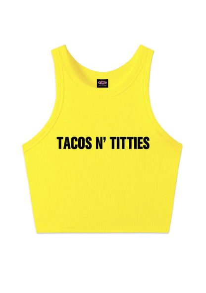 Tacos And Txtties Y2K Crop Tank Top Cherrykitten