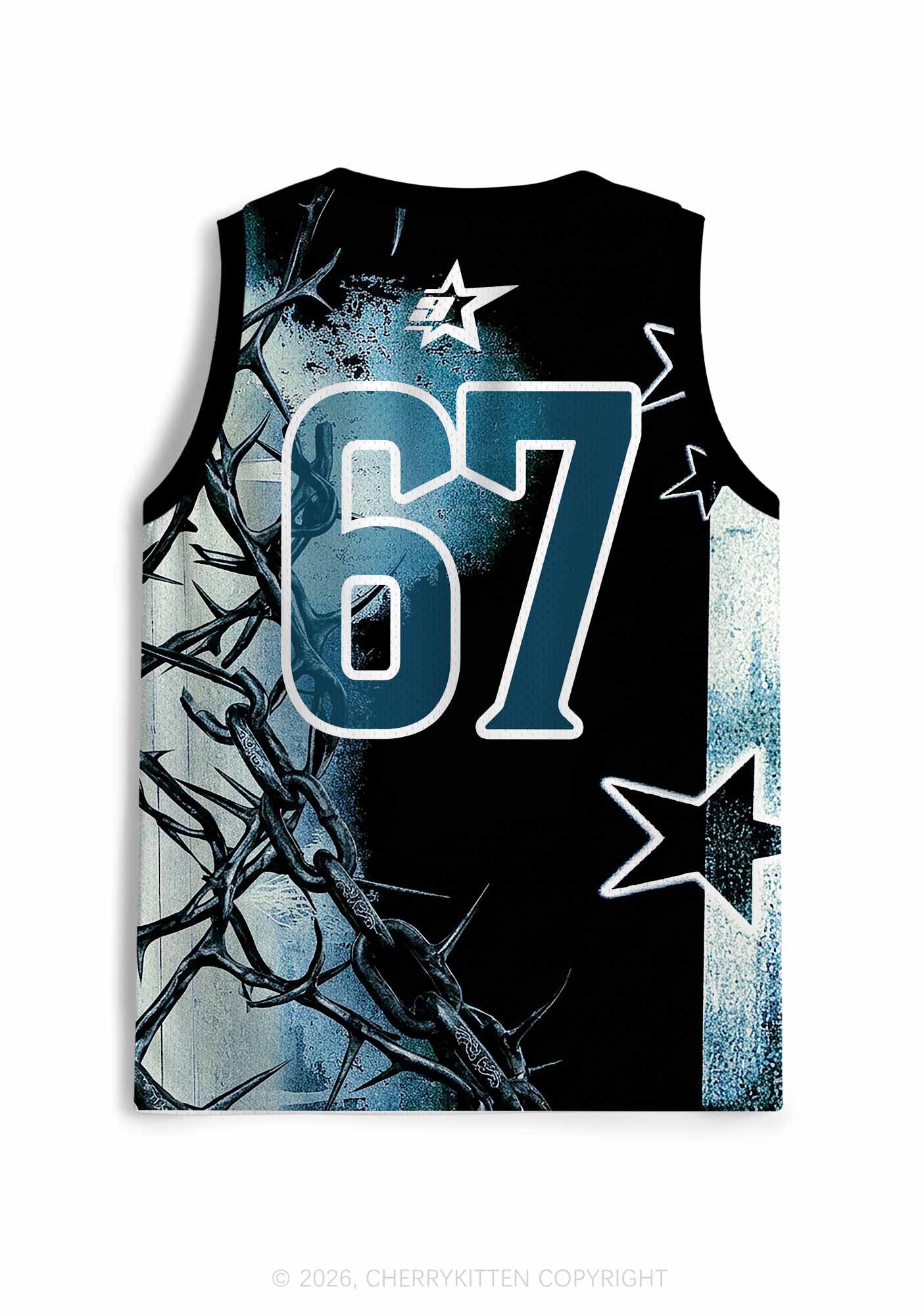 Black Thorn Dyke Pride Y2K Sport Jersey Tank Cherrykitten
