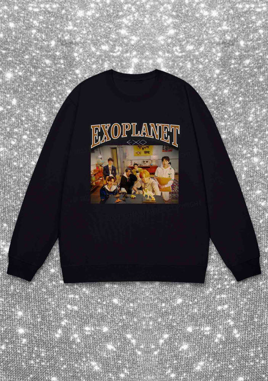 Exoplanet Kpop Y2K Sweatshirt Cherrykitten