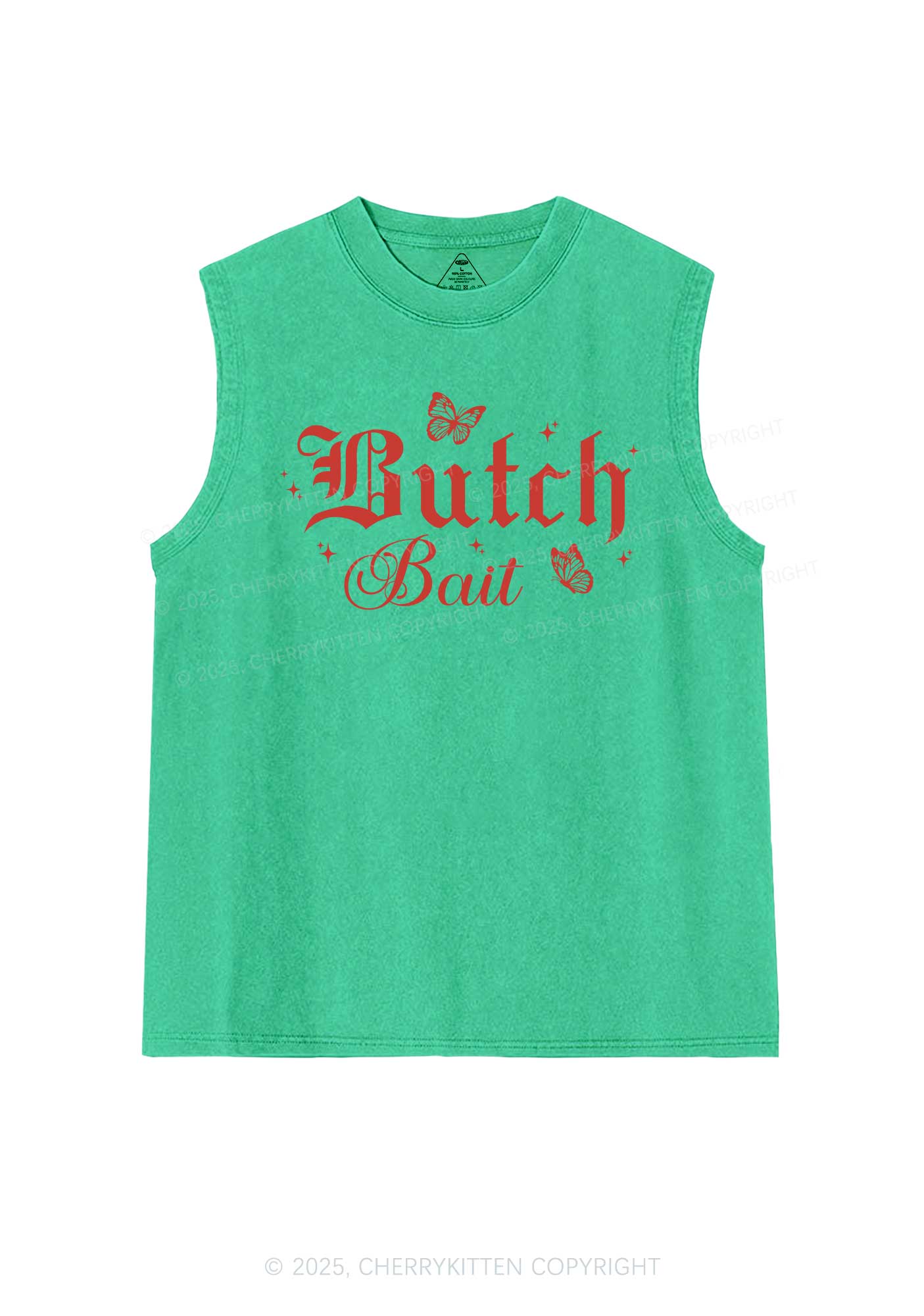 Butch Bait Pride Y2K Washed Muscle Tank Cherrykitten