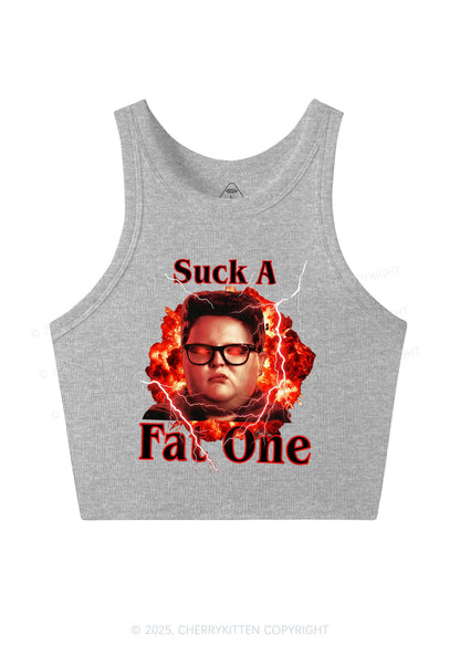 Suck A Fat One Y2K Crop Tank Top Cherrykitten