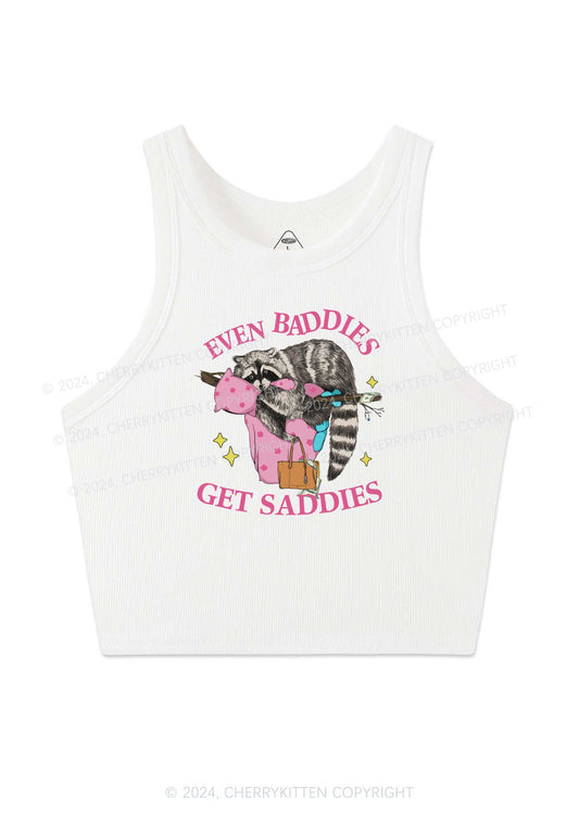Baddies Get Saddies Y2K Crop Tank Top Cherrykitten