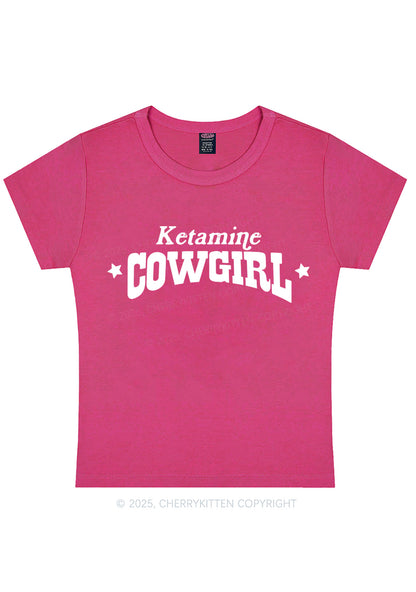 K Star Cowgirl Y2K Baby Tee Cherrykitten