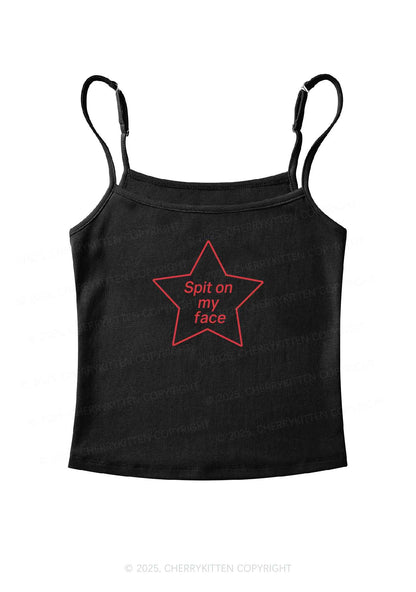 Spit On My Face Y2K Spaghetti Strap Cami Cherrykitten