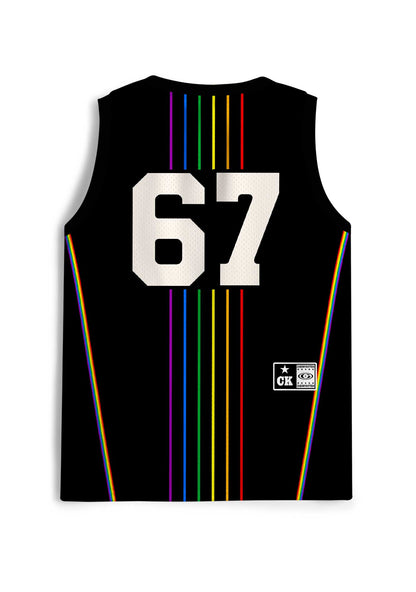 Black I Suffer From Gay Thoughts Pride Y2K Sport Jersey Tank Cherrykitten